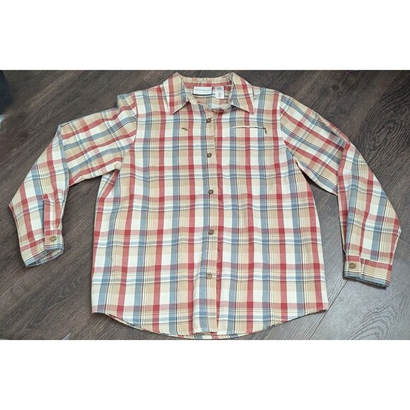Alfred Dunner Top Womens Size 14 Multicolor Plaid Button up (582) - Picture 1 of 3